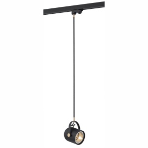 Spot pe sina suspendat NET negru/auriu / Accesoriu pentru sinele trifazate ARGON T-RACK - Img 1