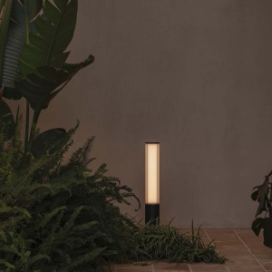 Stalp de exterior IP65 TURA H-65cm gri inchis