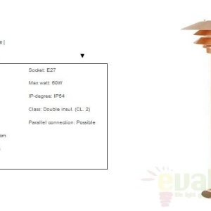 Stalp exterior H-93cm, IP54cm Veno cupru 10600725 DFTP - Img 4