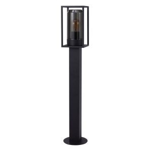 Stalp exterior IP44 design modern Griffin Smoked, H-80cm 133567 universul-luminii.ro