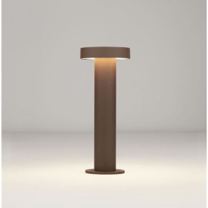 Stalp exterior IP65 LED 3000K GONG corten H-30cm - Img 8
