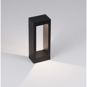 Stalp exterior LED 3000K IP65 DOLIX negru, H-30cm - Img 4