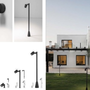 Stalp exterior Spot directionabil IP65 SPY H-50cm 251157 universul-luminii.ro