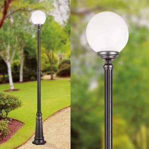 Stalp exterior stil clasic IP43 H250cm Reika negru AL 11-1174/1 schwarz OR - Img 8