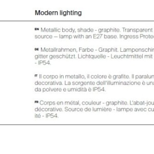 Stalp iluminat exterior IP54 Barrel H-75cm 226957 universul-luminii.ro