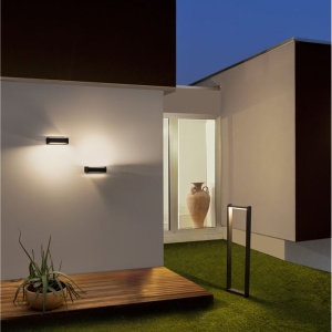 Stalp LED cu lumina orientabila pentru iluminat exterior IP54 VOLVER H-80cm 190747 universul-luminii.ro