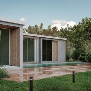 Stalp LED iluminat exterior ambiental IP65 AIRY H-65cm 251537 universul-luminii.ro