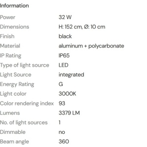 Stalp LED iluminat exterior IP65 Gardenia 32W - Img 5