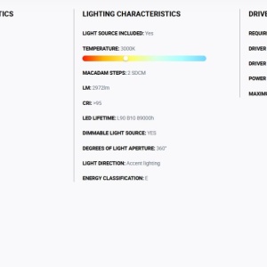 Stalp LED iluminat exterior simetric 360º IP65 RUSH 370cm 3000K DALI 218487 universul-luminii.ro