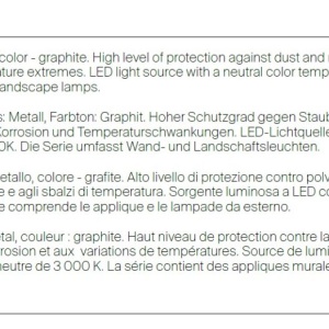Stalp LED mic pentru iluminat exterior IP65 Wald grafit, H-40cm 212547 universul-luminii.ro