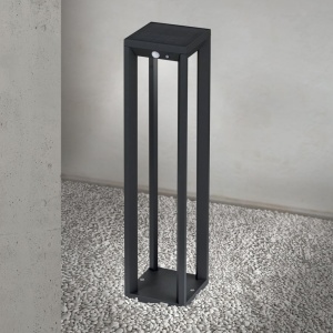Stalp LED solar iluminat exterior cu senzor de miscare IP65 VOLTA 157227 universul-luminii.ro
