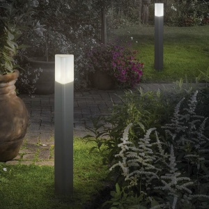 Stalp modern de exterior cu protectie IP44 PULSAR PT1 ANTRACITE 135908 176147 universul-luminii.ro