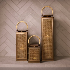 Suport lumanare design LUX Georgian S ratan - Img 8