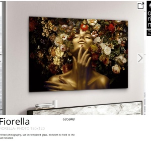 Tablou de perete decorativ Fiorella, 180x120cm - Img 5