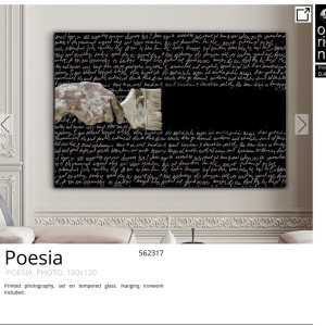 Tablou de perete decorativ Poesia, 180x120cm - Img 4