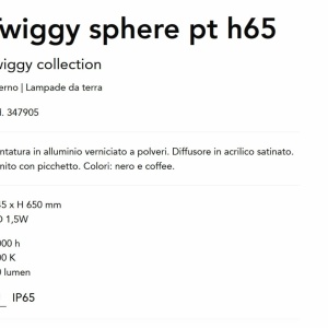 Tarus LED iluminat exterior IP65 Twiggy sphere pt H-65cm cafeniu 164347 universul-luminii.ro