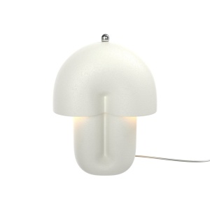 Veioza decorativa LED din ceramica Hope alb mat