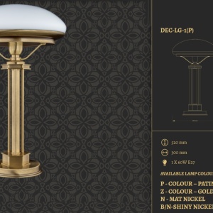 Veioza design clasic realizata manual Decor - Img 2