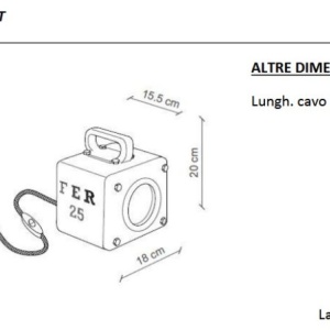 Veioza design retro realizat manual din ceramica INDUSTRIAL 126317 universul-luminii.ro