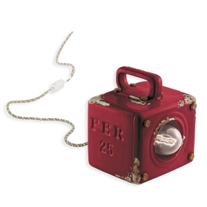 Veioza design retro realizat manual din ceramica INDUSTRIAL 216687 universul-luminii.ro