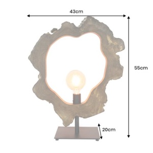 Veioza design unic ORGANIC ARTWORK 55cm 240857 universul-luminii.ro