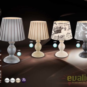 Veioza / Lampa de masa cu design modern, Metalic 21692 GL 65707 universul-luminii.ro
