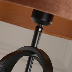 Veioza/Lampa de masa decorativa Chic negru/orange - Img 4