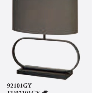 Veioza/Lampa de masa decorativa Sleek negru/gri - Img 5