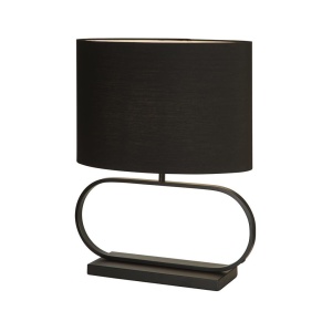 Veioza/Lampa de masa decorativa Sleek negru