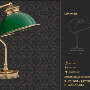 Veioza, lampa de masa design clasic realizata manual Lido 77437 universul-luminii.ro