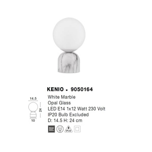 Veioza/Lampa de masa design decorativ KENIO 214257 universul-luminii.ro