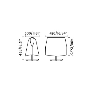 Veioza/Lampa de masa design decorativ LUANG M Black/camel - Img 10