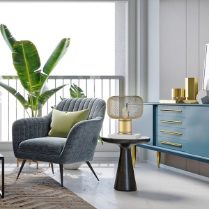 Veioza/Lampa de masa design decorativ modern Osiris aurie 122467 universul-luminii.ro