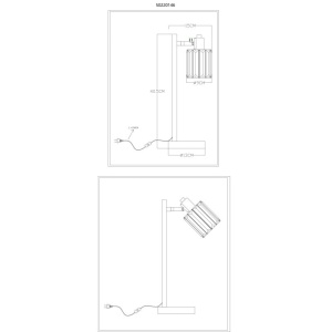 Veioza/Lampa de masa design elegant Run 50220146 GL 247497 universul-luminii.ro