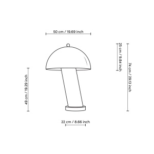 Veioza, Lampa de masa design LUX Daniel alb 157467 universul-luminii.ro