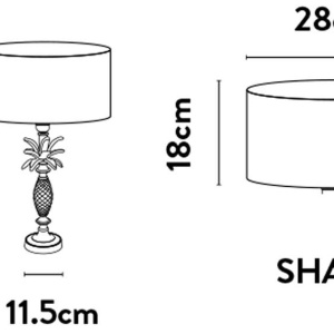 Veioza/Lampa de masa design lux elegant Belle argintiu/gri 229397 universul-luminii.ro