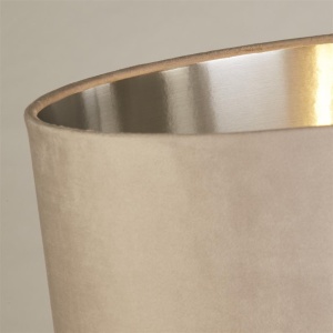 Veioza/Lampa de masa design lux elegant Belle argintiu/taupe 148527 universul-luminii.ro