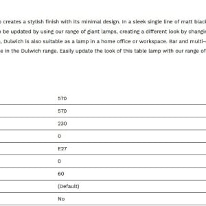 Veioza, Lampa de masa design minimalist Dulwich 111837 universul-luminii.ro