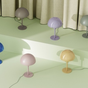 Veioza, lampa de masa design minimalist scandinav Ellen Mini Yellow 220827 universul-luminii.ro