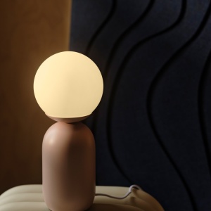 Veioza, lampa de masa design modern Notti roz - Img 7