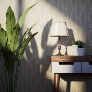 Veioza, Lampa de masa din alama stil clasic Petalo - Img 3