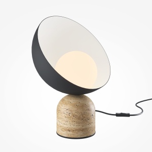 Veioza, Lampa de masa din travertin TAVO