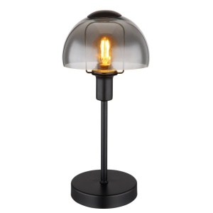 Veioza, lampa de masa KOKKINI negru, fumuriu