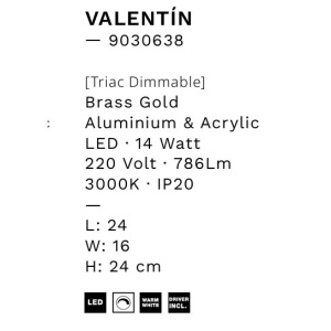 Veioza, Lampa de masa LED design deosebit Valentin 228557 universul-luminii.ro