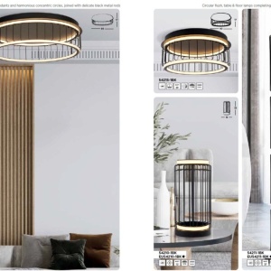 Veioza, Lampa de masa LED design modern Circolo 208197 universul-luminii.ro