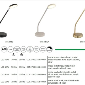 Veioza/Lampa de masa LED minimalista SILVIO - Img 7