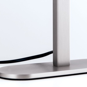 Veioza/Lampa de masa LED moderna AUFTAKT crom satin/negru 234047 universul-luminii.ro
