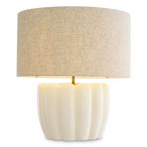 Veioza, Lampa de masa LUX Barocco Off-white