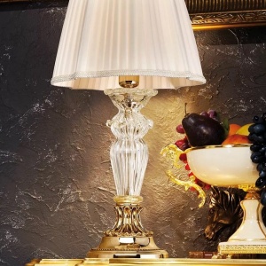 Veioza, Lampa de masa LUX realizat manual Charlotte 162717 universul-luminii.ro