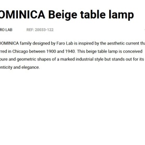 Veioza/Lampa de masa metal stil industrial DOMINICA negru/bej 141297 universul-luminii.ro